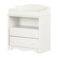 thumbnail image 2 of South Shore Angel Changing Table with Drawers and Open Storage, in Pure White, 2 of 15