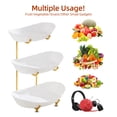 thumbnail image 4 of CACAGOO Fruit Bowl for Kitchen Counter - 3 Tier Serving Bowls with Stand, Tiered Fruit Basket for Fruit Vegetable Storage, Snack, Nuts, Cake, Dessert, 4 of 8