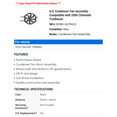 thumbnail image 2 of A/C Condenser Fan Assembly - Compatible with 2006 Chevy Trailblazer, 2 of 2