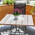 thumbnail image 3 of Artificial Fake Grass 8 Pcs Faux Greenery Stems UV Resistant Outdoor Plants Plastic Spring Tropical Bushes for Home Window Garden Office Patio Pathway Front Porch Decor(Purple), 3 of 5
