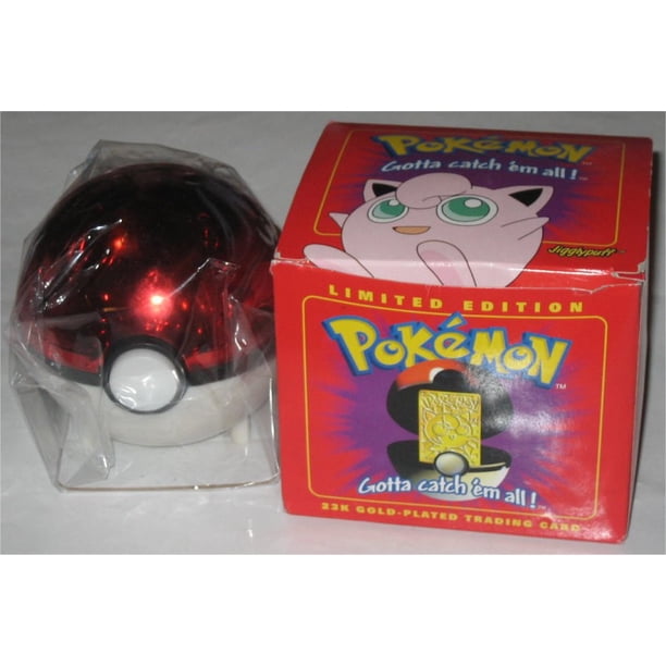 Pokemon Limited Edition 23K Gold Plated Jigglypuff Trading Card W 