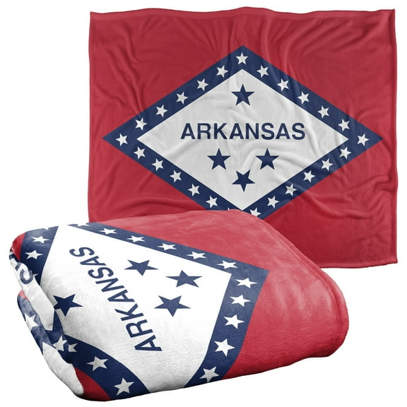 Arkansas Flag Officially Licensed Silky Touch Super Soft Throw Blanket 50' x 60'