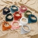 thumbnail image 2 of 4 Pcs Baby Feeding Drool Bibs Snap Button Saliva Towel Soft Cotton Gauze Triangle Bandana Burp Cloth for Newborn Toddler Shower Gifts, 2 of 5