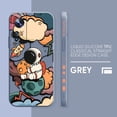 thumbnail image 3 of Case For Xiaomi 13 12 12S 11 11T 10 10S 9 9SE 8 8SE Pro Ultra Lite Colour Simple Liquid Silicone Case Cartoon Space Astronaut, 3 of 5