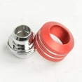 thumbnail image 2 of Dracaena 2 pack G1/4 thread to 3/8" ID, 1/2" OD PVC hose copper adapter, soft tube compression fitting for Computer water cooling system, Red, 2 of 9