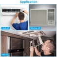 thumbnail image 5 of Uxcell 16" x 6" x 19/32" Air Conditioner Filter Replacement, 4 Pack RV AC Foam Filter Pad Washable Reusable, Black, 5 of 5