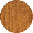 thumbnail image 1 of Ahgly Company Indoor Round Abstract Orange Contemporary Area Rugs, 5' Round, 1 of 1