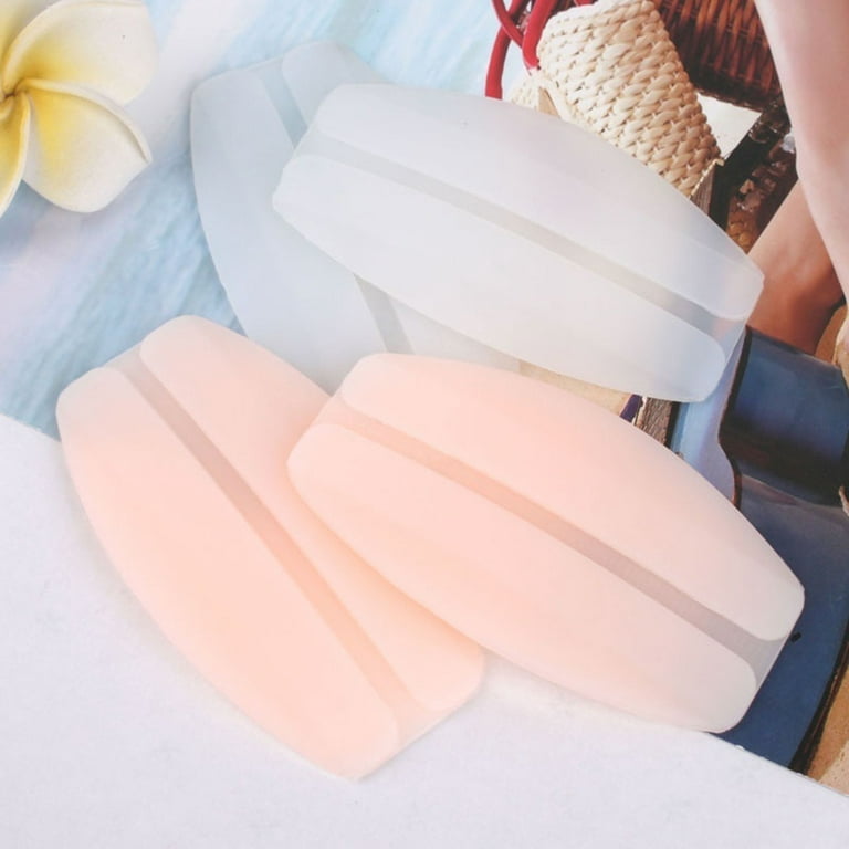 1 Pair Reusable Shoulder Pads for Womens Clothing Silicone Anti-Slip  Push-Up Naturally Soft Invisible Hidden No Glue Cushions - AliExpress