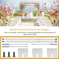 thumbnail image 4 of 10ft x 20ft Adjustable Backdrop Stand Kit - Heavy Duty Pipe and Drape Stand for Photo Studio, Booth, or Photography Backgrounds, 4 of 7