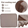 thumbnail image 3 of DssengDogs Self Cooling Mat  Pet Chill Cool Pads   Summer Hot Weather Sleeping Kennel Mat  Washable Ice Silk Sleep Mat Pad Non-Toxic Breathable, 3 of 8