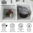 thumbnail image 4 of VIGO 15 in. x 15 in. Silicone Bottom Grid for Double Bowl Kitchen Sink in Gray (2-Pack), 4 of 5