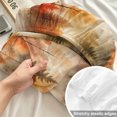 thumbnail image 4 of Twin Sze Fitted Sheet Set - Fall 2 Piece Bedding Sets 16" Deep Pocket Fitted Sheet with 1 Pillowcase, Farmhouse Country Orange Green Pine Trees Brushed Microfiber Hotel Luxury Bed Sheets, 4 of 9