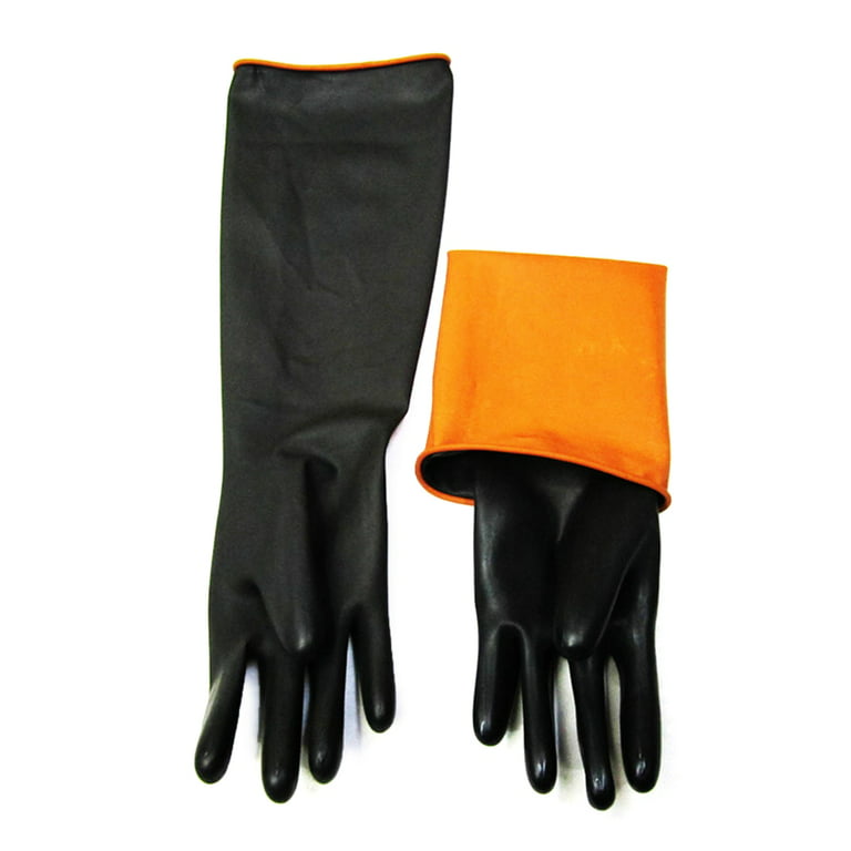 CHEMICAL GLOVES,HEAVYWEIGHT RUBBER,HEAVY DUTY,DEEP  CLEANING,LAB,CARWASH,WORK,VET