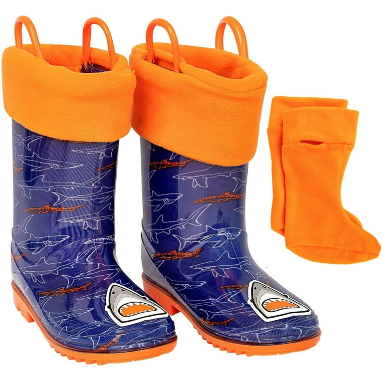 Addie & Tate Unisex Rain Boots Kids & Toddlers - Size - Walmart.com