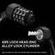 thumbnail image 2 of Candado de bicicleta Candados de cable de seguridad MTB Antirrobo Contraseña de 4 dígitos Negro JShteea Accesorios para bicicletas, 2 of 9