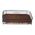 thumbnail image 4 of DOMELAY Desktop Storage Rack Wood Paper Towel Holder for Kitchen Countertop Bathroom, 4 of 9