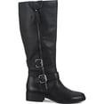 thumbnail image 2 of American Rag Womens Collins Leather Tall Riding Boots Black 5 Medium (B,M), 2 of 4