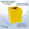 thumbnail image 3 of RecPro 10 Pack RV Leveling Blocks | Stackable Wheel Levelers with Carry Bag, 3 of 9