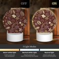 thumbnail image 3 of Daiia Coffee and Flowers Pattern Acrylic Night Light, LED Touch Light, Bedroom Night Light, Soft Glowing Lamp Perfect Gift for Mother's Day, Birthday, or Christmas, 3 of 9