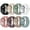 Black, Cream, Light Green, White, Light Pink, Purple, Beige, Light Blue, variant on ZSOU 8 Pack Braided Stretchy Bands for Apple Watch 38/40/41/42mm(Series 10) Men & Women - Multicolor
