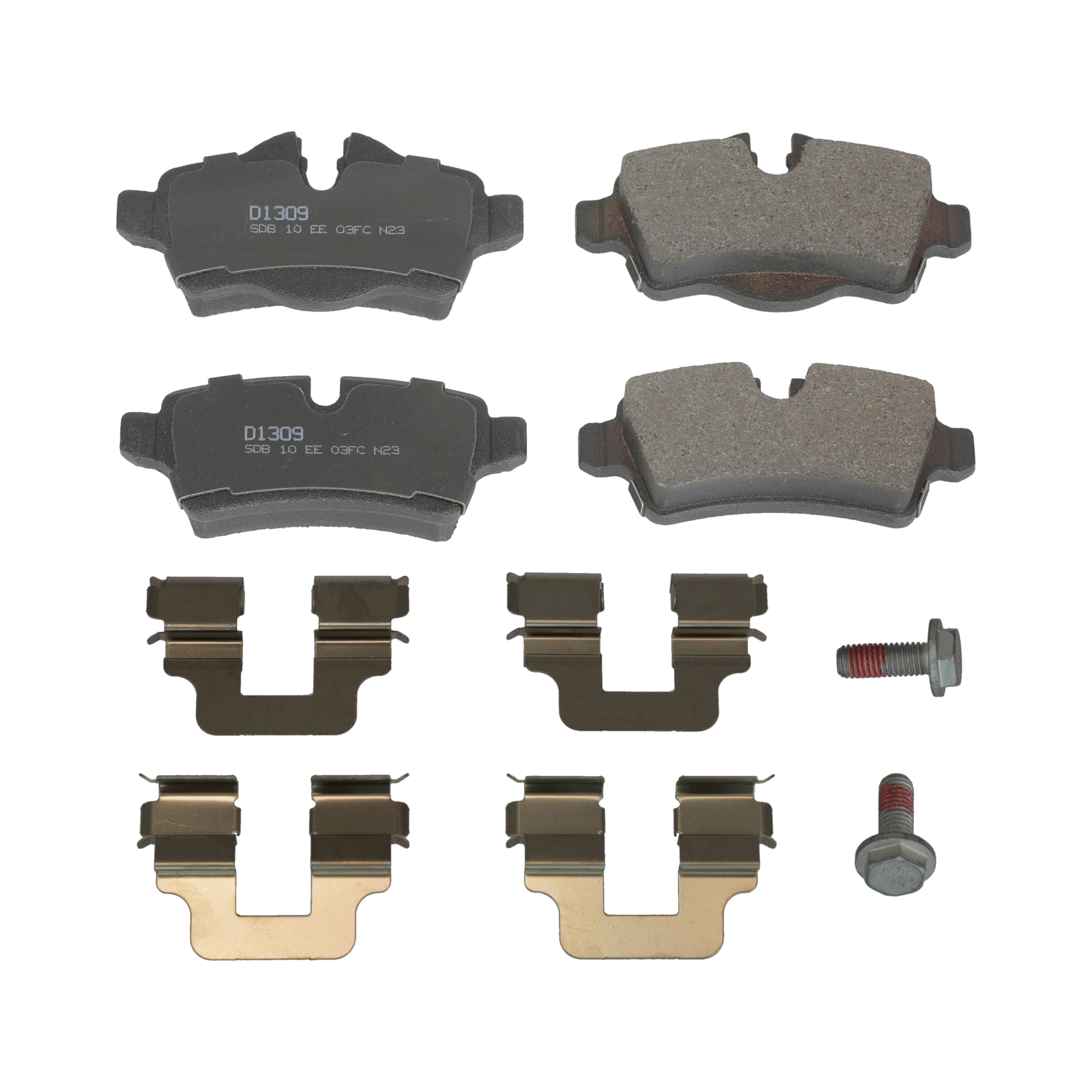 Winstop Brake Pad Set, Rear WS.1309.0.M, Mini Cooper 2015-2006