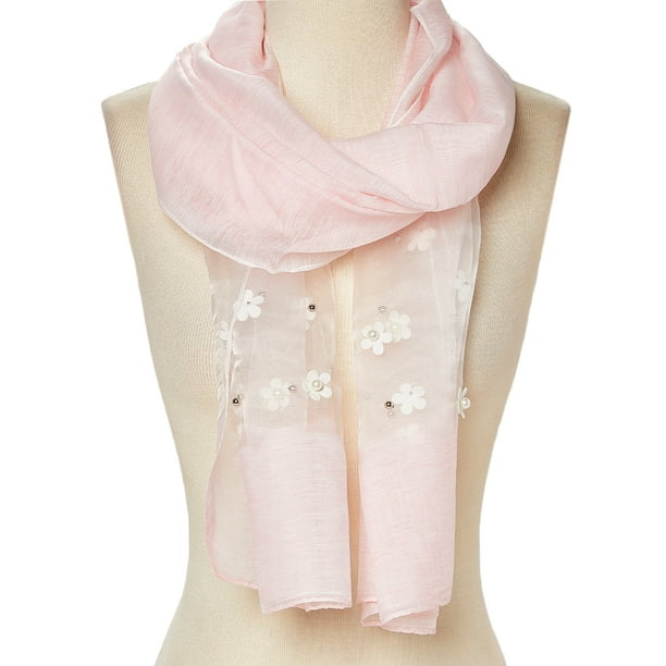 Oussum Pink Scarfs for Women Winter Fashion Lightweight Scarves