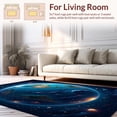 thumbnail image 2 of ODIKA 4' x 6' Machine Washable Non-Slip Area Rug, Cosmic Planet High Traffic Rug, Blue, 641, 2 of 7