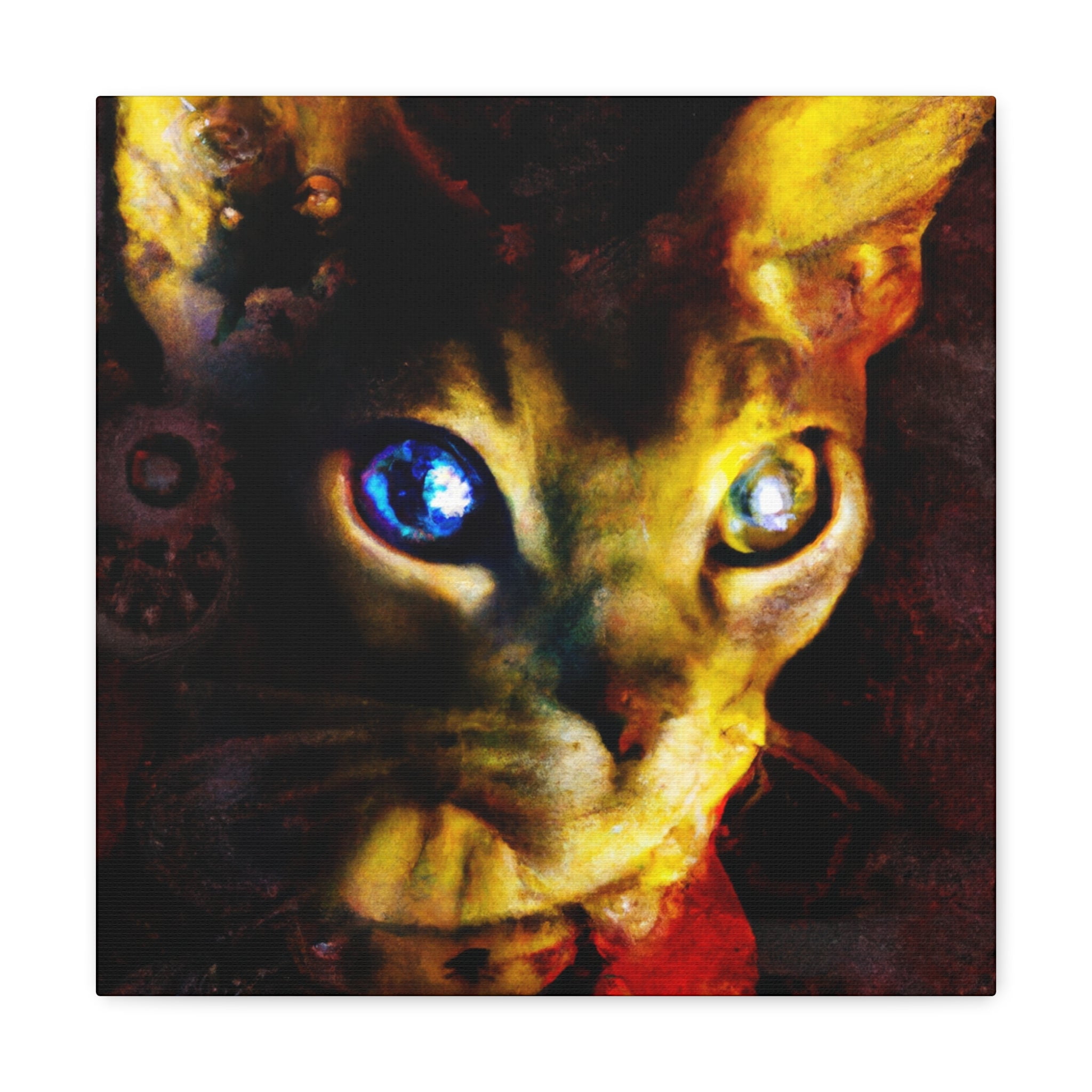 "Abyssinian Steampunk Dream" - Canvas