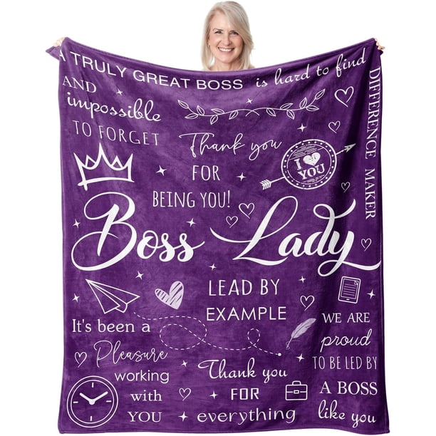 LHSHID Boss Day Gifts Blanket Flannel Soft and Comfortable Anti static Bed Sofa Blanket 50x60in