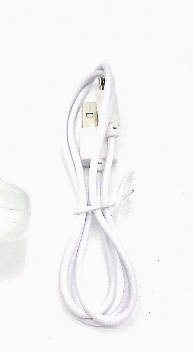 Wearable Personal Air Purifier Necklace, White Gold, 14k Gold-Plated - 22"