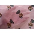 thumbnail image 4 of oneOone Cotton Silk Fabric Floral & Block Print Fabric By Yard 42 Inch Wide, 4 of 4