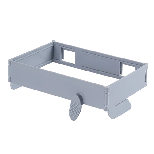 TIELUTT Space Saving Foldable Holder Hanging Waste Garbage Can Rack Wall Mounted Folding Can Dish Rack Color Drainboard Racks Rubber Coated Fits in in Dish Dryer Small Drying Rack