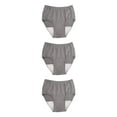 thumbnail image 2 of Youkk Reusable Washable Mens Underwear for Incontinence Breathable Briefs Pant 100CC Light Grey L 3Set, 2 of 6