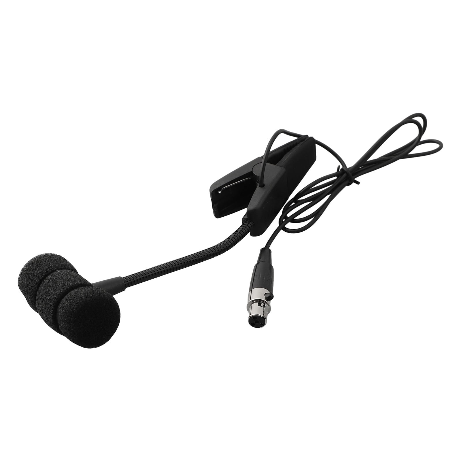 4 Pin Wired Sax Microphone Omnidirectional Pickup For Music Instrument Clip-on Design For Various Instruments