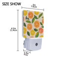 thumbnail image 4 of Yayeee LED Plug in Night Light for The Home with Auto Dusk to Dawn Light Sensors, 2 Pack, Beige Citrus Leaves, 4 of 6
