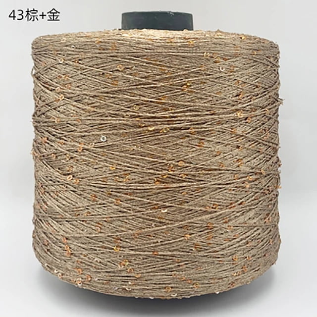 500G Summer Ice Silk Glitter Yarn Sequin Yarn Hand Crochet Thread Knitting Clothes Needlework