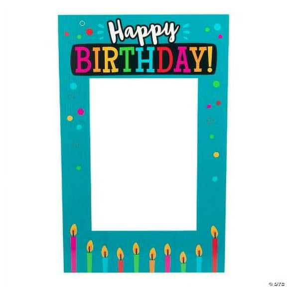 Birthday Photo Booth Frame Outdoor Yard Sign, Birthday, Party Decor, 1 Piece