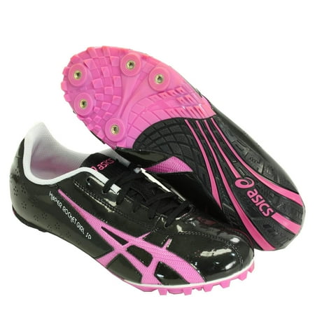 ASICS G953Y 9021 WOMENS HYPER ROCKET GIRL SP3 TRACK SPIKES BLACK & RASPBERRY (Best Track Shoes Without Spikes)