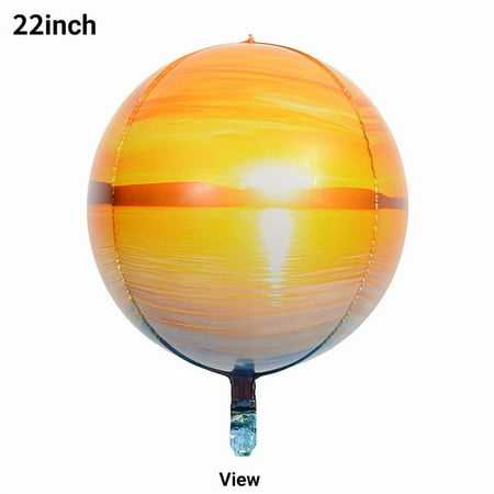 22 Inch 4D Starry Sky Sun Moon Space Eight Major Planets Series Aluminum Film Balloon Decoration Layout Scene Balloons