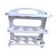 thumbnail image 2 of Organización de soporte de huevo de huevo con dispensador de huevos de 3 capas Organizador de caja de almacenamiento para el refrigerador de, 2 of 8