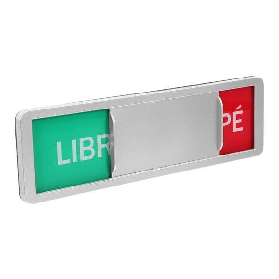 Conference Room And Office Status Sign Vacant Occupied Bathroom Sign Sliding Door Indicator Accessory For Bathrooms Hotels