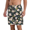 thumbnail image 2 of Pofeuu Flowers Prin Men's Swim Trunks Quick Dry Bathing Suit Swimming Board Shorts Mesh Lining Beach Swimwear-Medium, 2 of 6