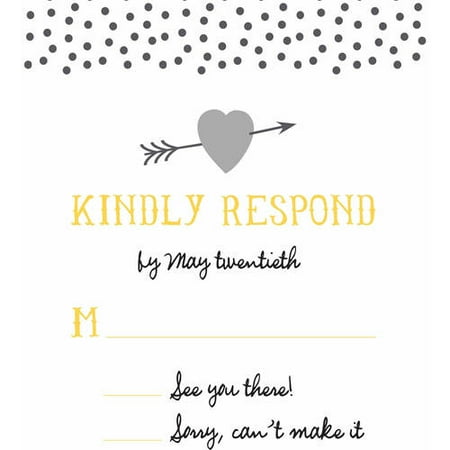 Heart and Arrow Standard RSVP