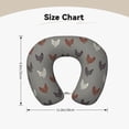 thumbnail image 3 of Zufioo Rooster for Memory Foam U-shaped Pillow, Buckle and Invisible Zipper Neck Head Support Airplane Pillow for Travel Car Home-One Size, 3 of 8