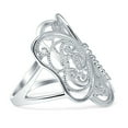 thumbnail image 2 of Filigree Design Butterfly Fashion Ring 925 Sterling Silver Size 5, 2 of 6