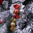 thumbnail image 4 of 5 piezas/caja de adornos navideños de caramelo, bolas navideñas de colores, colgante para árbol de Navidad para el hogar, regalo de decoración de Año Nuevo 2025, 4 of 5