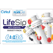 Cirkul LifeSip Flavor Cartridge Variety Pack, 6-Pack (2 Blackberry Lemon, 2 Lychee Grapefruit Watermelon, 2 Orange Swirl)