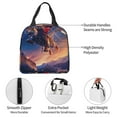 thumbnail image 4 of Pofeuu Starry Sky Flying Tiger Print Lunch Bag Lunch Box Insulated Lunch Bag Adult Lunch Box for Men and Women, 4 of 8