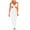White, variant on IROINNID Sheath Dress For Women Fashion Irregular Backless Night-club Party Sling Long Dress Ankle-Length Solid Color Dress