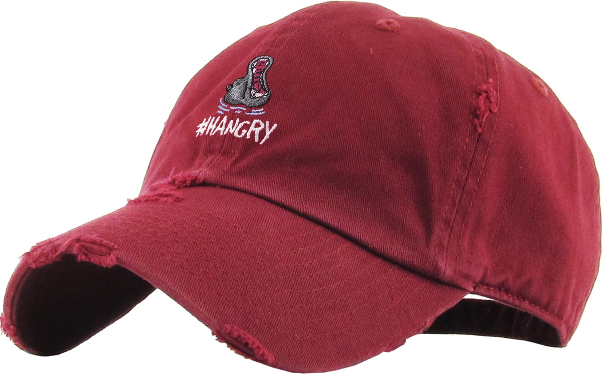 Hangry Hippo Vintage Distressed Washed 